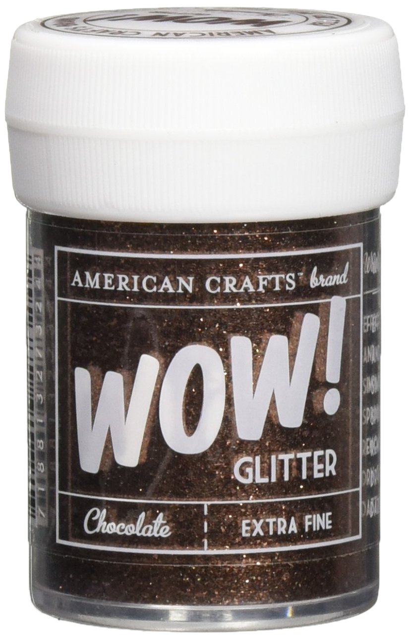 American Crafts 27324 Glitter, Extra Fine Chocolate