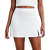 RUNNING GIRL Women's Tennis Skirts with Pockets High Waisted Tummy Control Casual Athletic Workout Golf Skorts