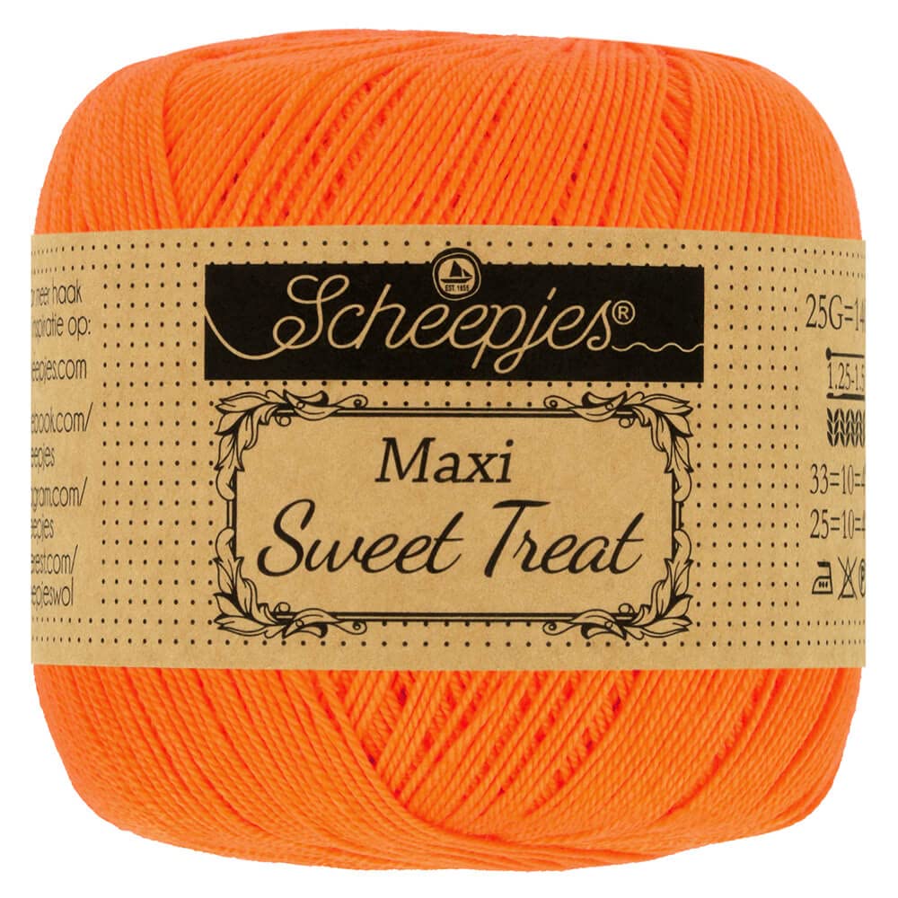 Scheepjes - Scheepjes Maxi Sweet Treat 281 Tangerine Yarn - 10x25g — image 1
