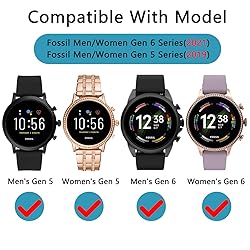 Suoman 3-Pack for Fossil Gen 5 Julianna HR and
