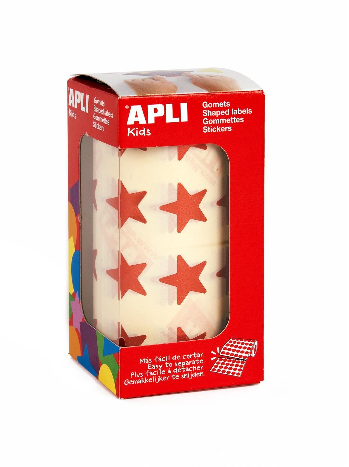 APLI Kids Gomets Roll Star 19,5 mm Metallic red — image 1