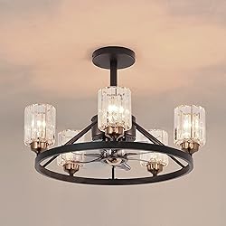 KINGTORO Chandelier Fan,Chandelier Ceiling Fans