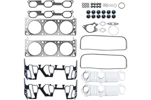 PUENGSI Head Gasket Set Kit Compatible with 2000-2003 Buick Century, 2002-2004 Rendezvous, 2000-2005 Chevrolet Impala/Monte Carlo,2000-2001 Lumina, 1999-2003 Malibu Head Bolt