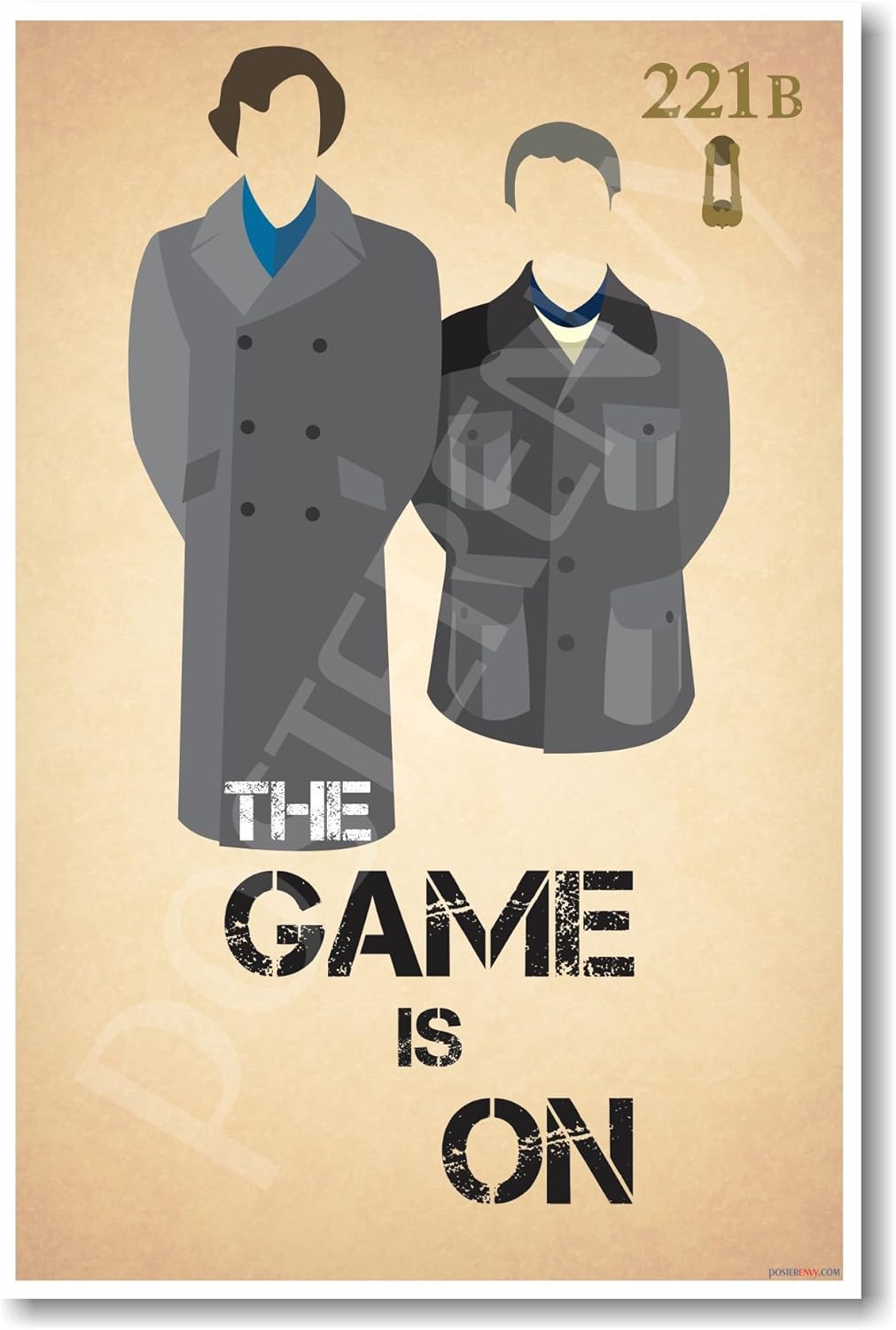 Sherlock Holmes & John Watson - The Game Is On - Poster