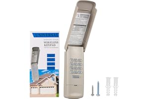 DEICIT Garage Door Keypad Opener Keypads Remotes Universal Wireless Remote Openers Key Controller Wireless Keypad Keyless Entry Compatible with Craftsman Liftmaster Chamberlain Learn Button or DIP Switch