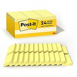 Post-it Notes, 1/3/8 x 1 7/8 in, 24 Sticky Notes