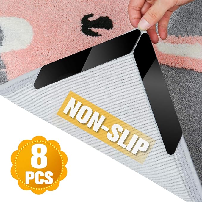 JJEX Rug Gripper, Anti Slip Rug Grippers Pads to Keep Rugs