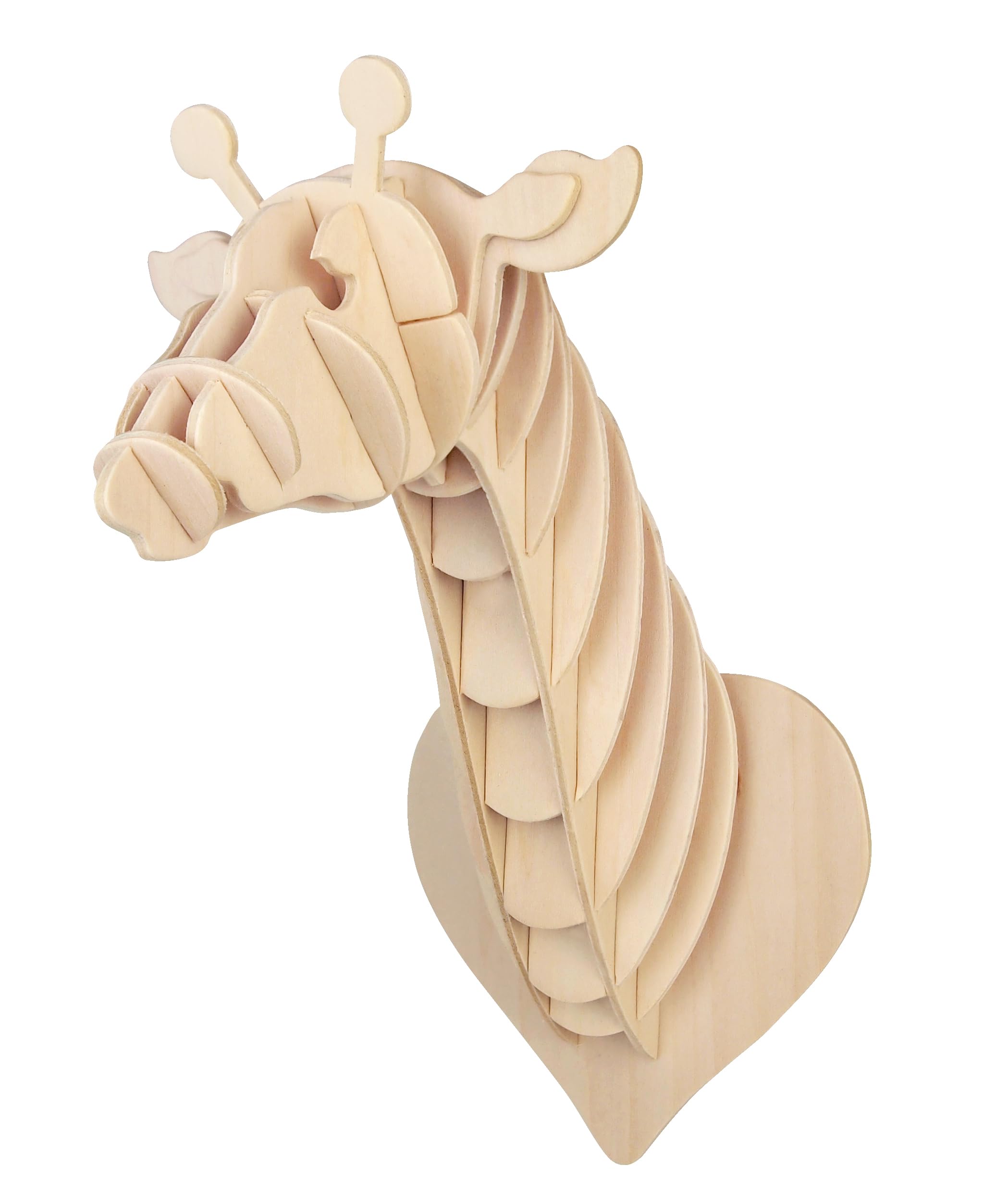 Quay Giraffe Head Woodcraft Construction Kit FSC