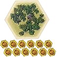 Tabletop Monthly Lost Jungle Hex Scenario compatible with Catan's Settlers of Catan, Seafarers, Cities and Knights and Catan Expansions