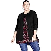 AVENUE Women's Ally Border Tunic