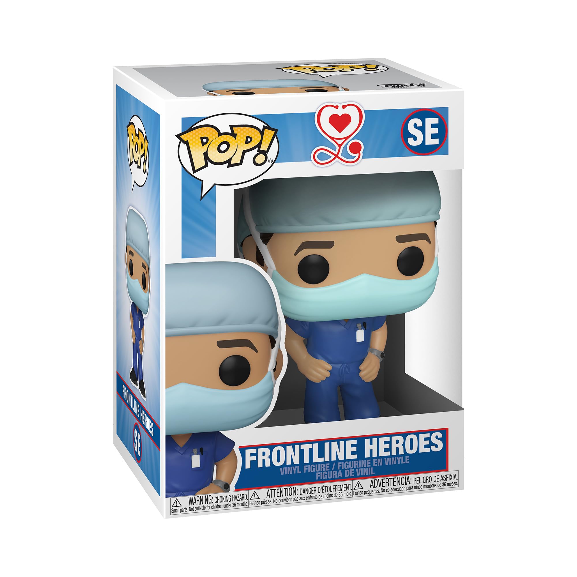Funko Pop! Heroes: Front Line Worker-Male #1 - Heroes: Front Line Workers - Collectable Vinyl Figure - Gift Idea - Official Merchandise - Toys for Kids & Adults - Model Figure for Collectors