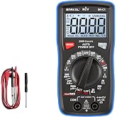 SNAKOL 2000 True RMS Multimeter, NCV AC DC Voltage &amp; Resistance Tester | Tests AC/DC voltage, DC current, resistance, battery, diode &amp; continuity. Features NCV and LIVE wire detection.