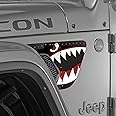 Car-Gear Vent Fender Graphics kit Vinyl Decal Wrap Compatible with Jeep Wrangler 2018-2020 - P-40 Warhawk