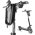 Voro Motors Scooter Bag Handlebar Waterproof 11" x 5.25" x 4.75",Large Capacity For Different Accessories, Handlebar Front Bag No Cover Light Reflective Line For Scooter,Bike,Motorcycle With T Shape