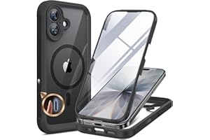 Miracase for iPhone 17 Case 6.3'', Full-Body Bumper Military Grade Drop Protection Outdoor Phone case with Built-in Glass Scr