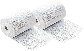 Höga Schnellgipsbinden, 10 cm x 3 m, gebrauchsfertige Gipsbinden Ideal zum Basteln!, 2 Stück
