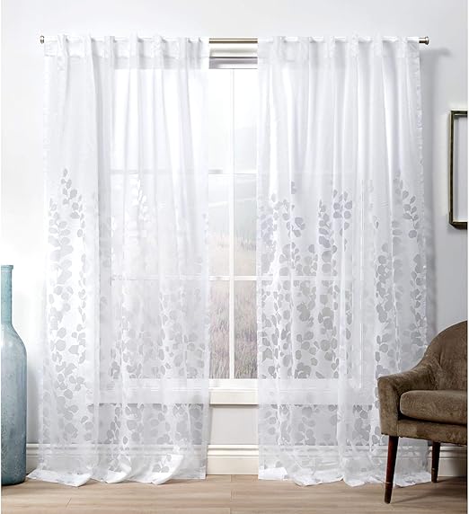 Amazon Com Exclusive Home Curtains Wilshire Hidden Tab Top
