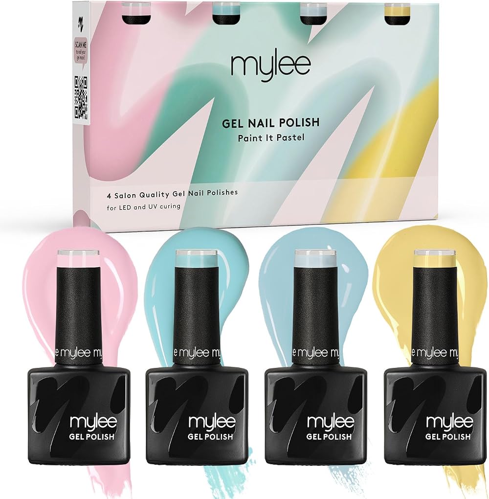 MYLEE Gel Nail Polish Quad Set 4x8ml Paint It Pastel Spring/Summer
