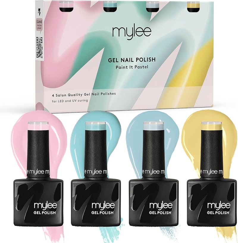 MYLEE Gel Nail Polish Quad Set 4x8ml Paint It Pastel Spring/Summer