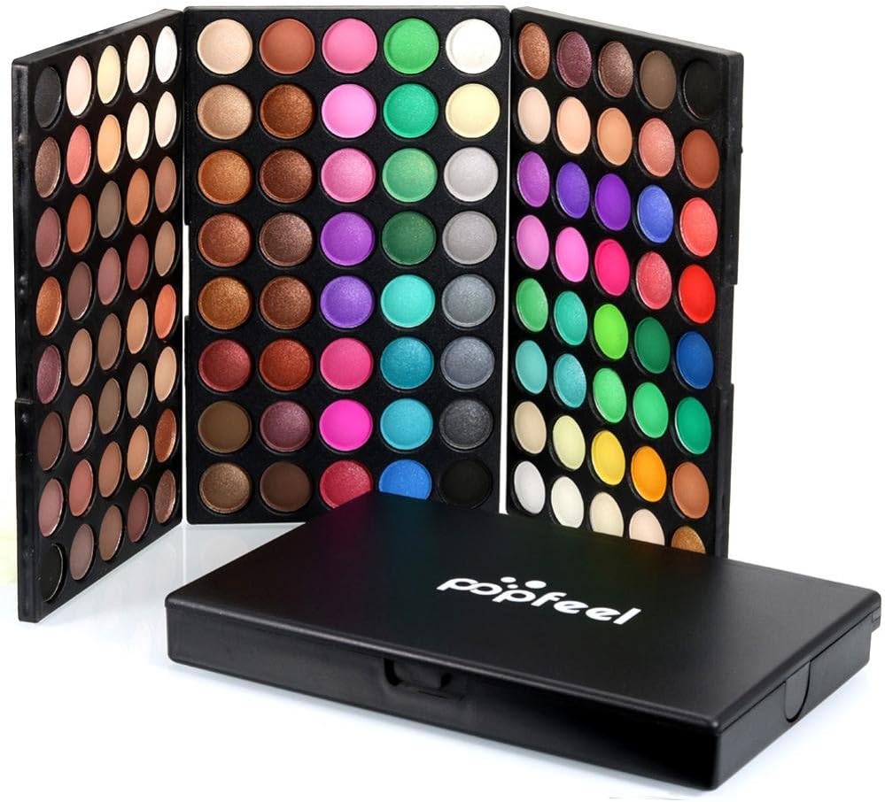 Mandy 120 Colors Cosmetic Powder Eyeshadow Palette Makeup Set Matt