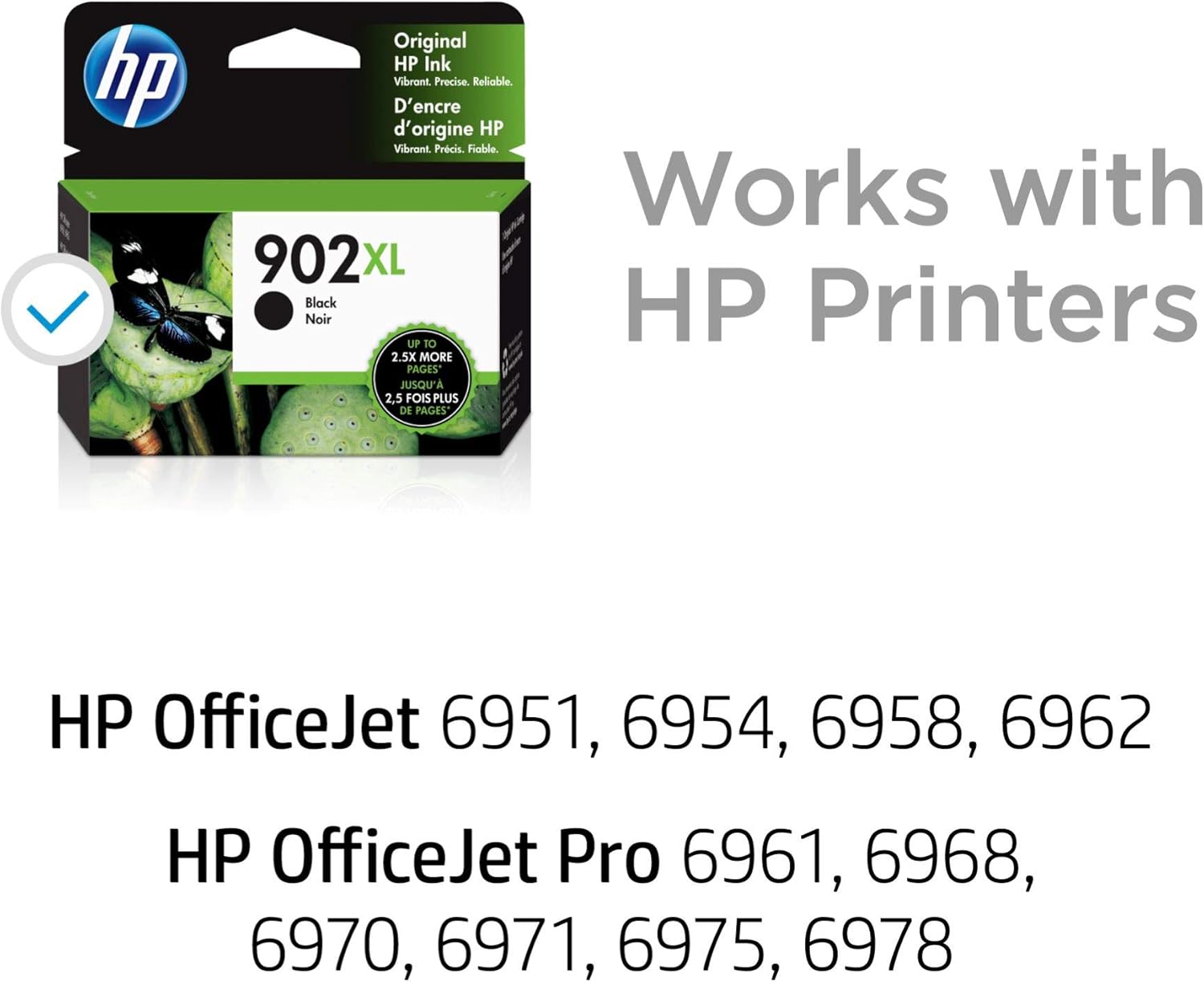 HP 902XL | Ink Cartridge | Black | T6M14AN: Office Products