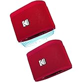 KODAK SOUNDBRIX Magnetic Splittable Bluetooth Speaker Portable Water Resistant Bold Sound 5H of Playtime Built in Battery Wireless Stereo Pairing Speaker Home Travel White Elephant Gifts for Adults