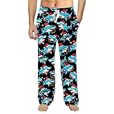 Soophiea Mens Christmas Halloween Pajama Pants Sleep Bottoms Pj Pants with Pockets