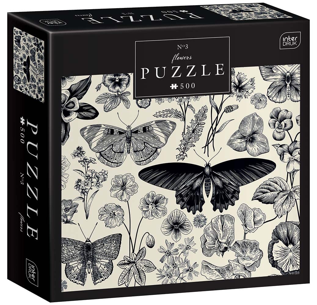 Flowers no. 3-500 Pieces Jigsaw Puzzle for Adults