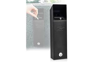 Wall Mounted Cigarette Butt Disposal,Ashtray,Bin,Fireproof, Prevention of Waterlogging, Corrosion Resistant, Smokeless, Suita