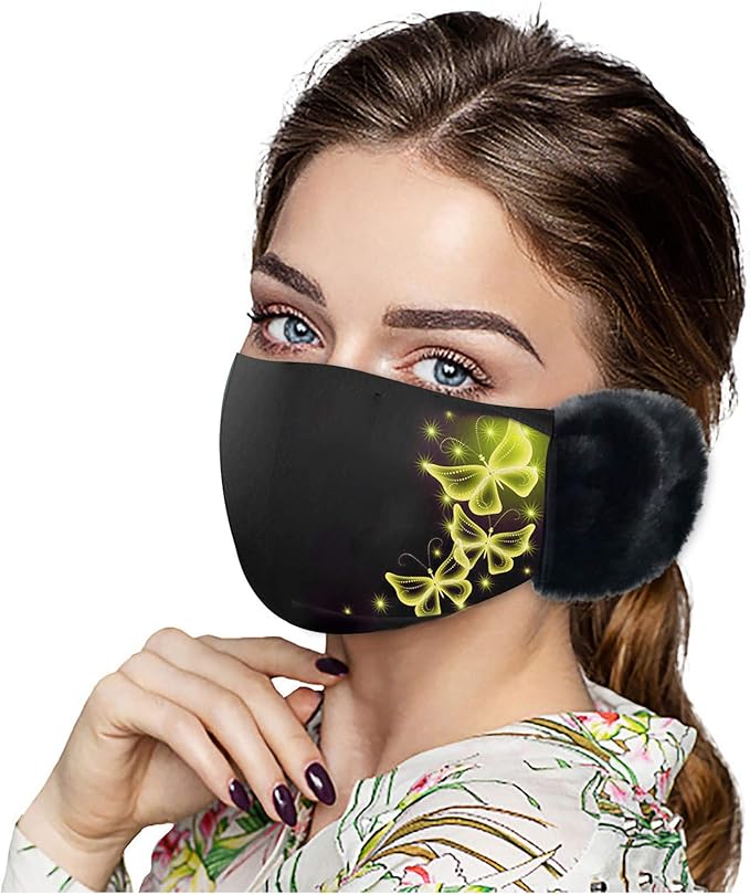 Amazon 防寒マスク 耳カバー おしゃれ 冬用マスク 洗える 女性 かわいい フェイスマスク バイク 耳当て付き マスク 布マスク 耳カバー 一体型 ふわふわ レディース メンズ 耳あて イヤーマフ 防寒 防塵 防寒対策 スノーボード 登山 バイク 男女兼用 暖かいマスク 防風