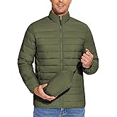 COOFANDY Mens Puffer Jacket Packable Lightweight Jackets Winter Coat Windproof Zipper Down Jacket