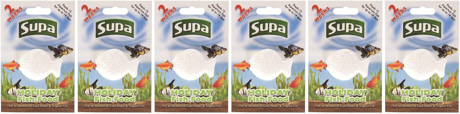 Supa Aquarium Holiday Fish Food, 14 Days, Pack of 6, Easy To Use - Image 4