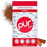 PUR Gum, Cinnamon, Xylitol Gum, No Artificial Flavor, 55 Count | No Artificial Sweeteners, Vegan, Sugar Free, Gluten Free, Soy Free, Nut &amp; Peanut Free, Swiss Made, Keto Friendly chewing gum