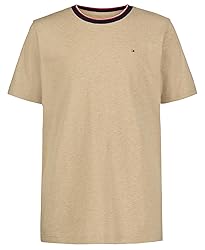 Tommy Hilfiger Boys' Short Sleeve Ringer Crew Neck