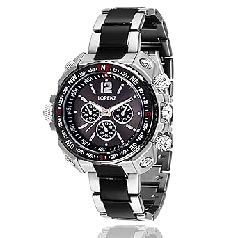 Analogue Black Dial Mens Watch -1030