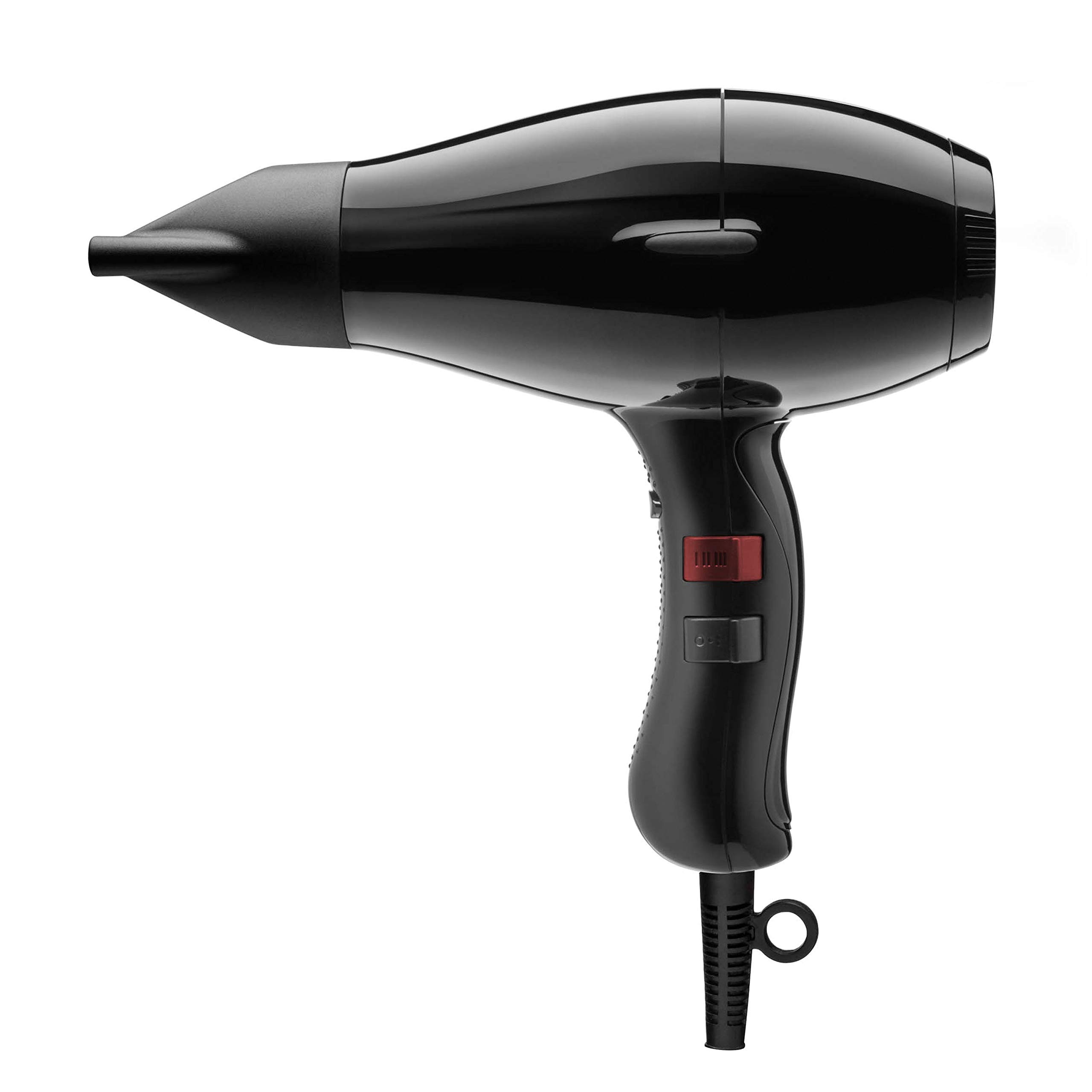 Photo 1 of Elchim 3900 Light Ionic Professional Dryer, Lightweight with 2 Concentrators Included, Black