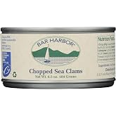Bar Harbor Chopped Surf Clams | Sweet and Tender | 6.5 oz (184 grams) can