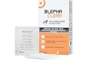 Thea Pharma BlephaClean Lid Wipes - Gentle, Sterile Ready-to-Use for Daily Lid Care, Ideal for those diagnosed with Dry Eye, 