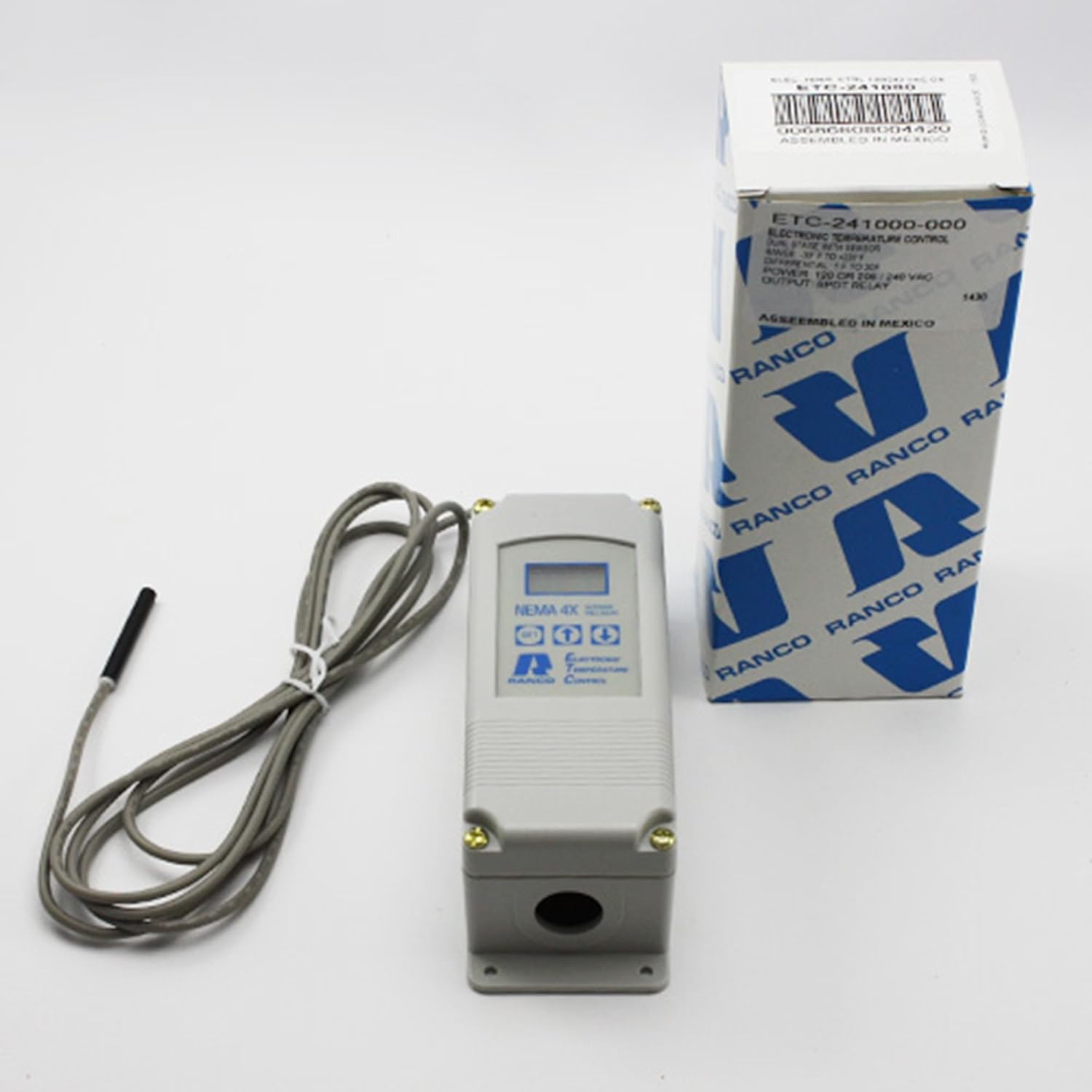 Line Voltage Thermostat, 120/208/240VAC, 2 Stage Industrial Hvac