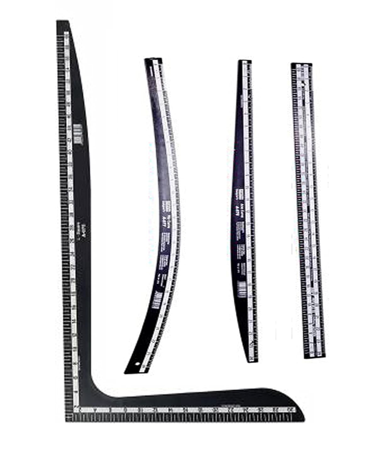 Khyati Scale for Tailoring Set of 4, LStraight, Arm Curve, Hip Curve