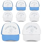 Shyyween 6 Pcs Coast Trucker Hats Bridal Cap Cowgirl Baseball Cap Gift for Party Wedding Bachelorette Bridal Party Favor