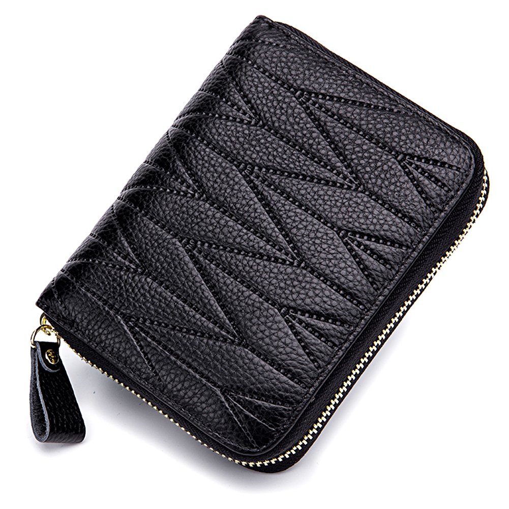 imeetu Women/men RFID Blocking Leather Credit Card Holder case