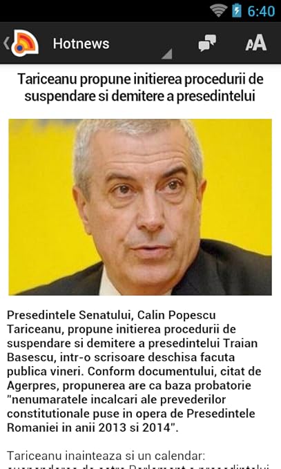 Amazon Com Stiri Din Romania Appstore For Android