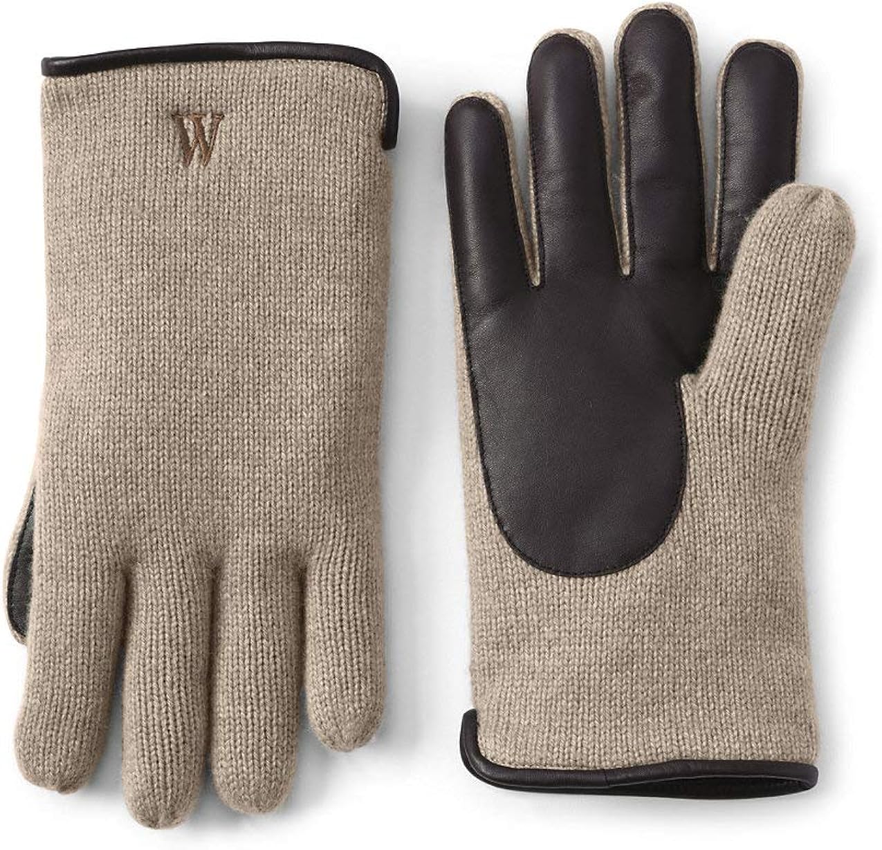 Lands' End Men's Casual Knit Gloves at Amazon Men’s Clothing store
