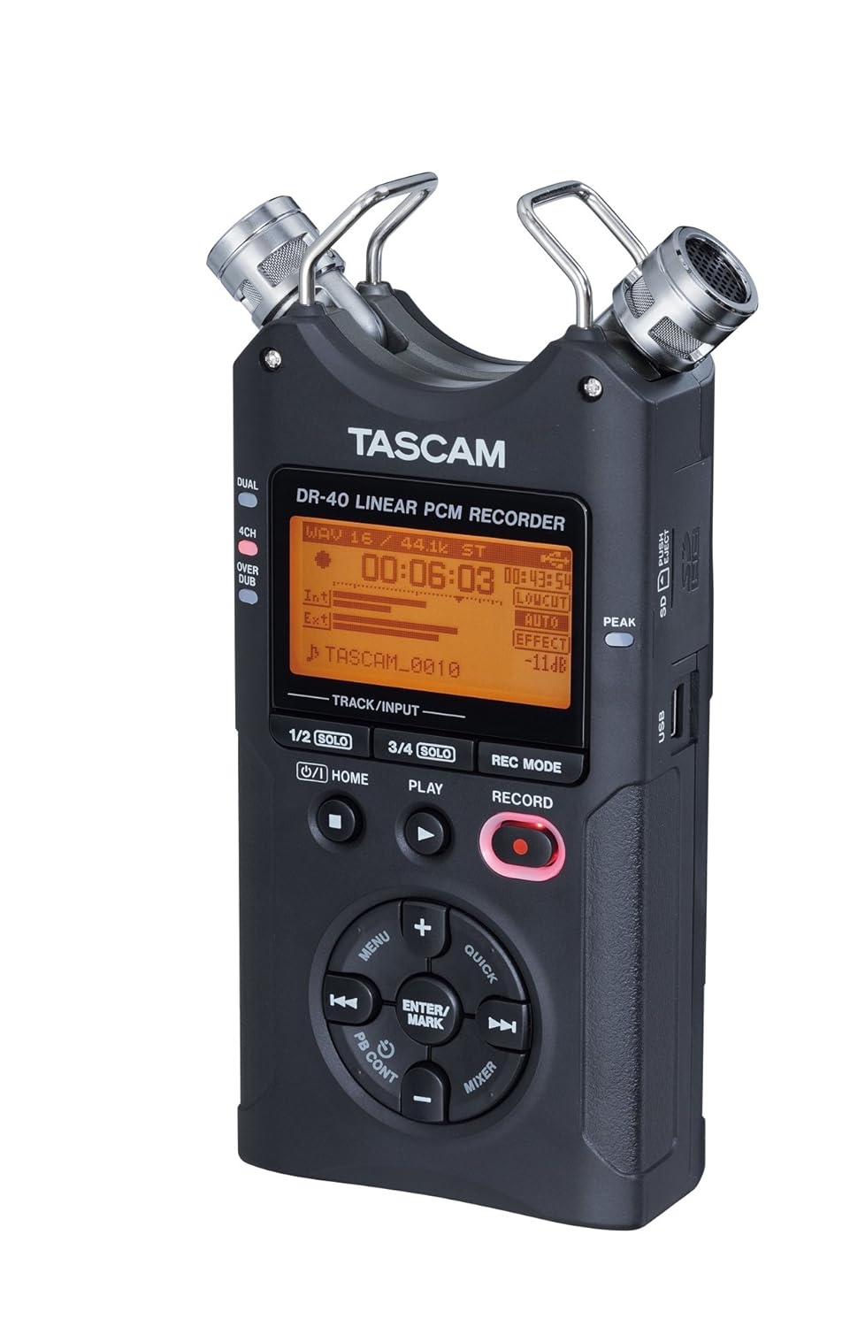 TASCAM DR40 4Track Portable Digital Recorder