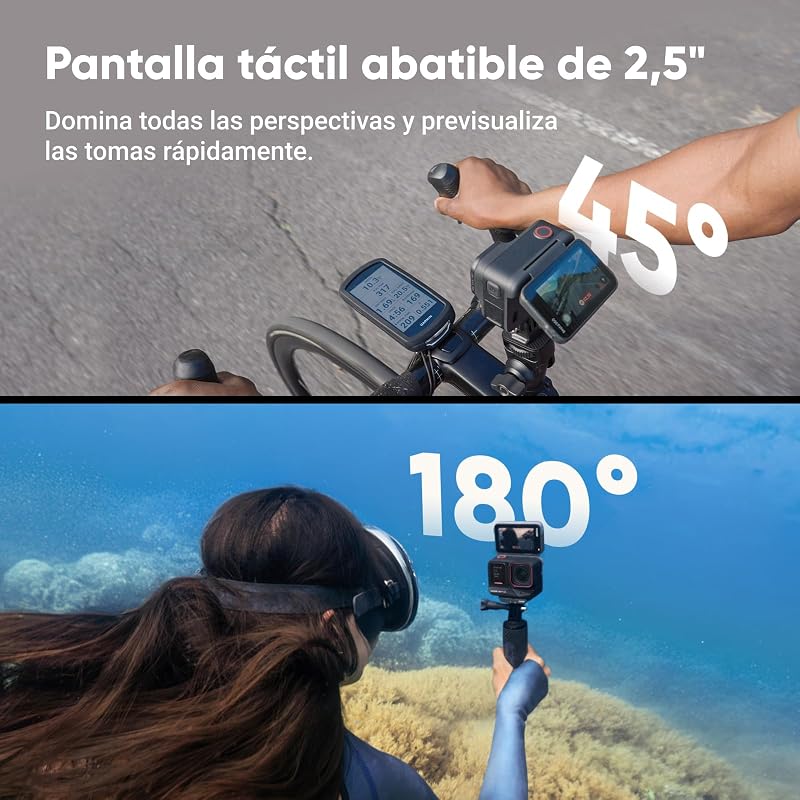 Ace Pro 2 Doble batería - Cámara de acción 8K, Lentes Leica