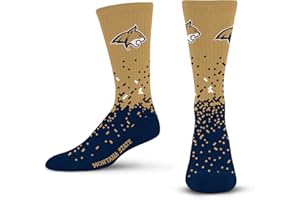 For Bare Feet NCAA mens Spray Zone Crew Sock Ncaa