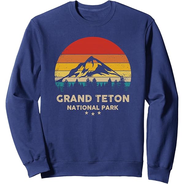 Sweat-shirt Yellowstone National Park - Col Rond, Manches Longues - Unisexe - NEUF