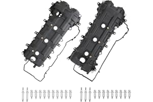 MITZONE Valve Cover Compatible with 2011-2020 Dodge Chrysler Jeep RAM 3.6L V6 Grand Cherokee Wrangler Journey Grand Caravan Town Country 1500 Replaces 5184068AN 5184069AN