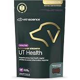 VetriScience Veterinary Strength UT Health, Chicken, 60 Chews | Clinically Studied Supplement for Dogs, Supports Canine Urinary Wellness, Naturally Sourced, Features GanedenBC